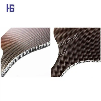 Kulfiber med bikagepanel af aluminium