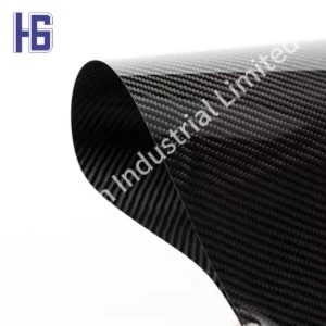 Black Carbon Fiber Sheet
