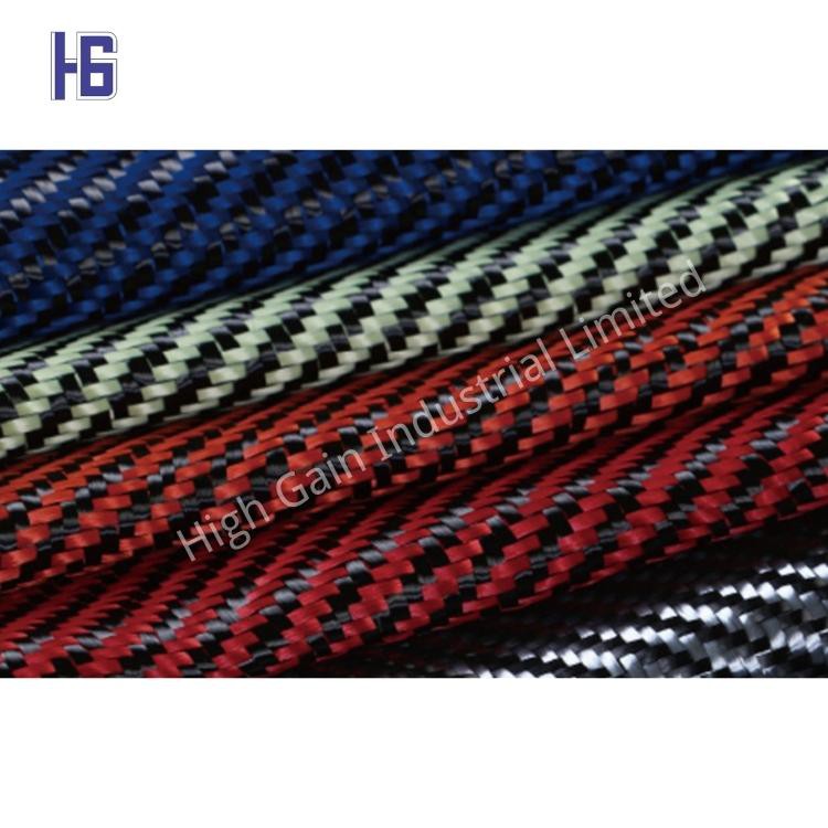 Komposit hybrid stof vævning