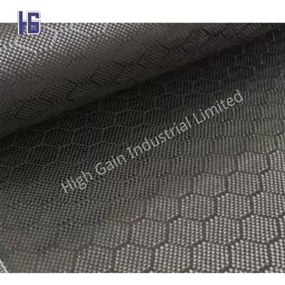 Farvet Jacquard stof