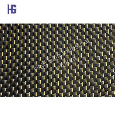 Carbon Fiber Glitter Stof Blå